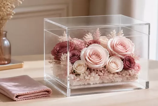 How to Care for Preserved Roses in an Acrylic Box
