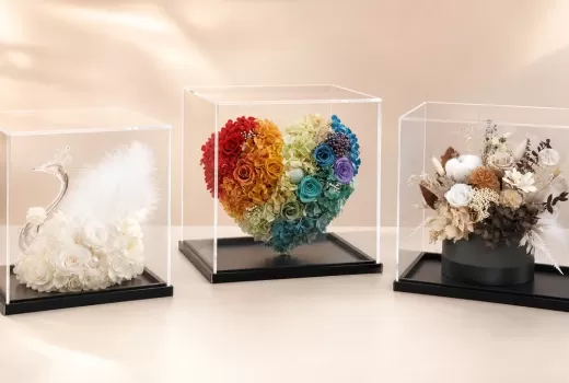 How to Choose an Acrylic Rose Box: Size, Shape, Color and Care