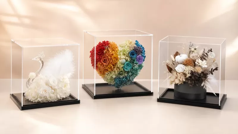 How to Choose an Acrylic Rose Box: Size, Shape, Color and Care