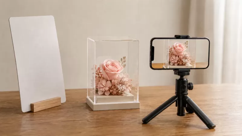 How to Photograph Preserved Flowers with Your Phone