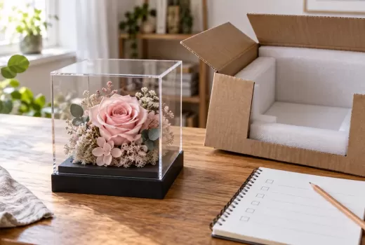 How to Move Preserved Flowers to a New Home
