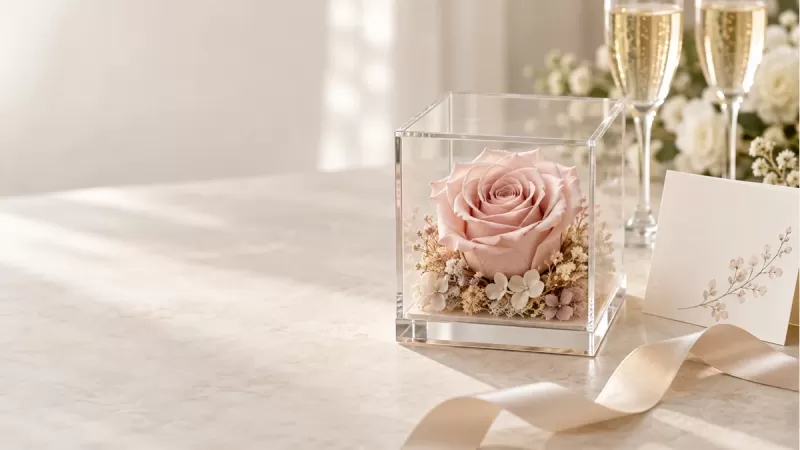 How to Choose a Preserved Flower Engagement Gift