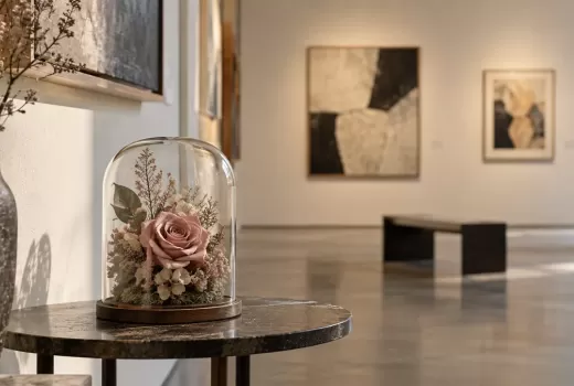 Could Preserved Flowers Be a Gift for an Artist's Exhibition?