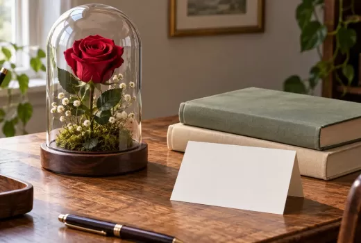 Could Preserved Flowers Be a Book-Publication Congratulations Gift?