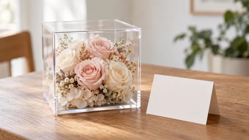 A Preserved-Flower Thank-You Gift for a Bridesmaid