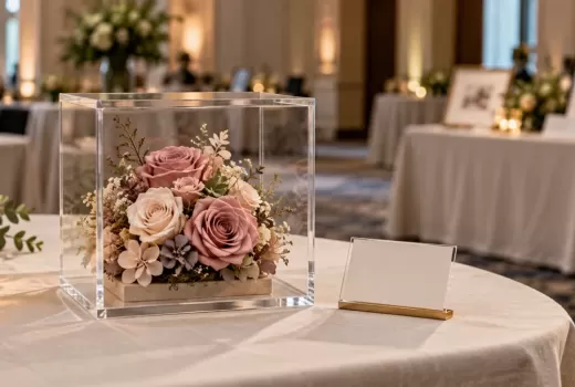 Could a Preserved-Flower Display Work as a Charity Auction Item?
