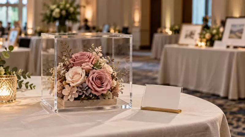 Could a Preserved-Flower Display Work as a Charity Auction Item?