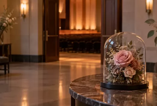A Preserved-Flower Gift for a Dance Recital?