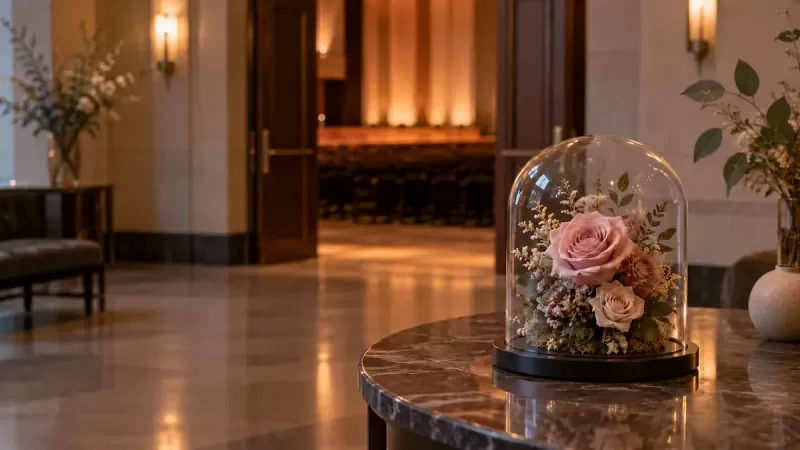 A Preserved-Flower Gift for a Dance Recital?