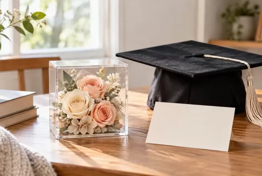 Taking a Flower Gift to a Graduation Ceremony: Entry and Handoff