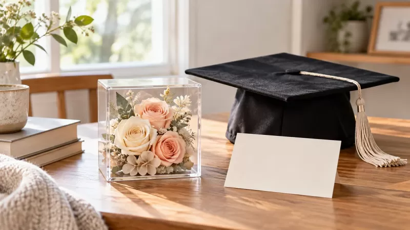 Taking a Flower Gift to a Graduation Ceremony: Entry and Handoff