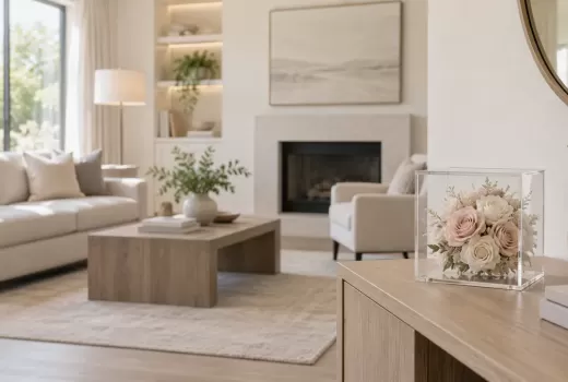 Could a Preserved-Flower Display Fit a Home Showing?