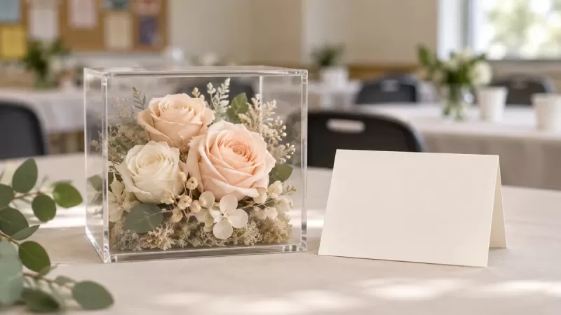 A Preserved-Flower Gift to Thank a Community Volunteer