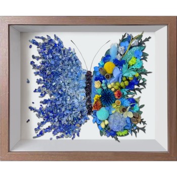 Handcrafted DIY Butterfly Painting Kit | Crystal & Floral Wall Art