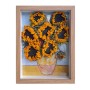 Preserved Sunflower in Wooden Frame - Eternal Floral Decor for Home & Gifts